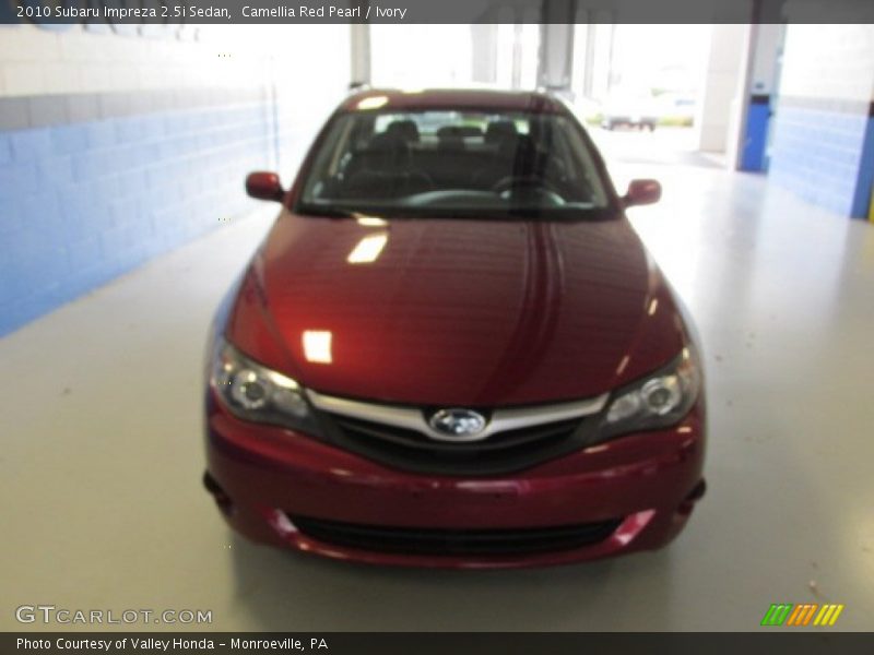 Camellia Red Pearl / Ivory 2010 Subaru Impreza 2.5i Sedan