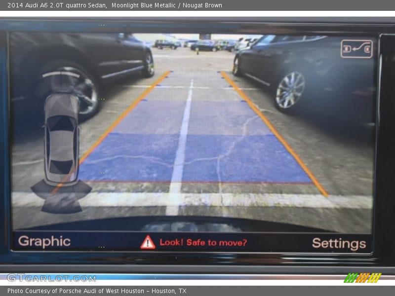 Moonlight Blue Metallic / Nougat Brown 2014 Audi A6 2.0T quattro Sedan