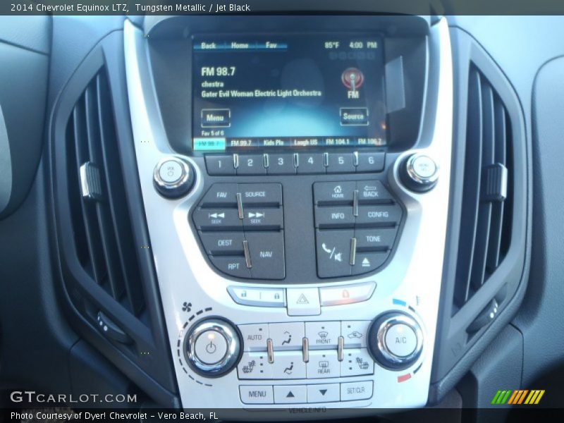 Tungsten Metallic / Jet Black 2014 Chevrolet Equinox LTZ