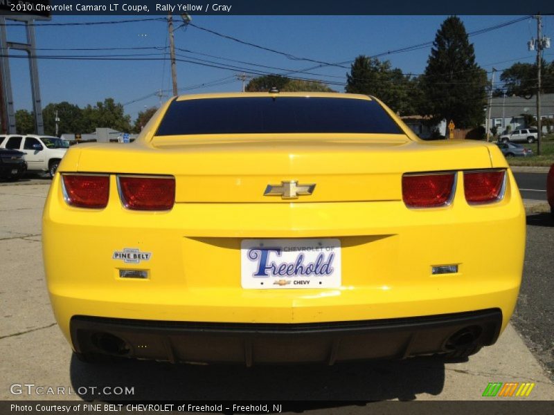 Rally Yellow / Gray 2010 Chevrolet Camaro LT Coupe