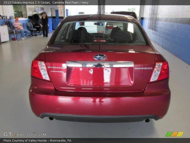 Camellia Red Pearl / Ivory 2010 Subaru Impreza 2.5i Sedan