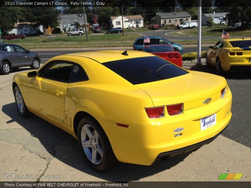 Rally Yellow / Gray 2010 Chevrolet Camaro LT Coupe