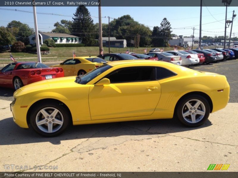 Rally Yellow / Gray 2010 Chevrolet Camaro LT Coupe