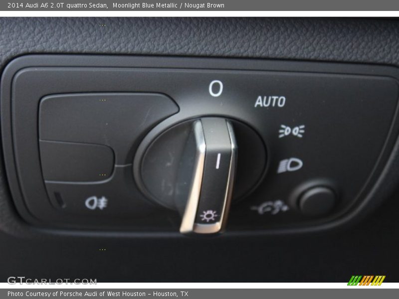Moonlight Blue Metallic / Nougat Brown 2014 Audi A6 2.0T quattro Sedan