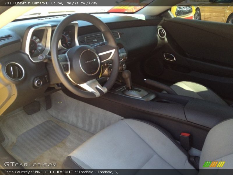 Rally Yellow / Gray 2010 Chevrolet Camaro LT Coupe