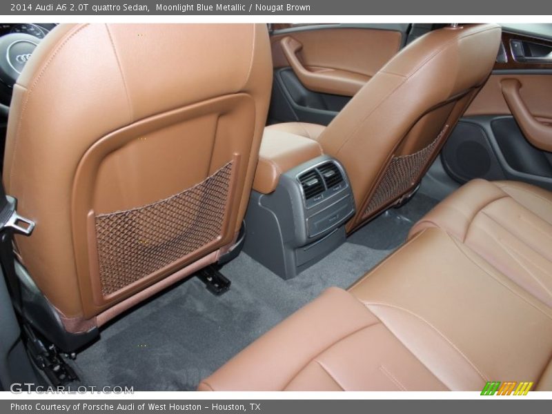 Moonlight Blue Metallic / Nougat Brown 2014 Audi A6 2.0T quattro Sedan