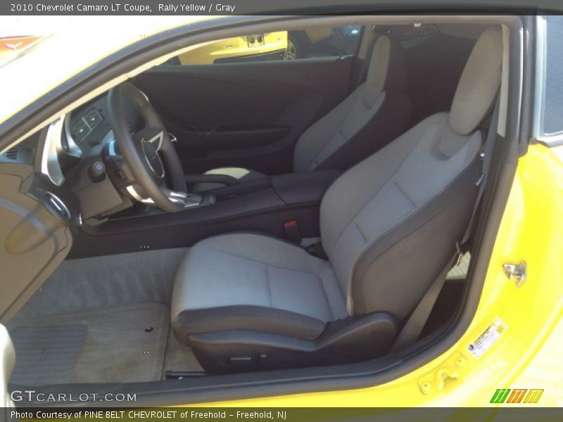 Rally Yellow / Gray 2010 Chevrolet Camaro LT Coupe