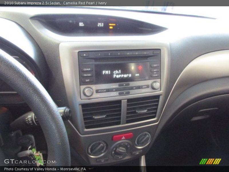 Camellia Red Pearl / Ivory 2010 Subaru Impreza 2.5i Sedan