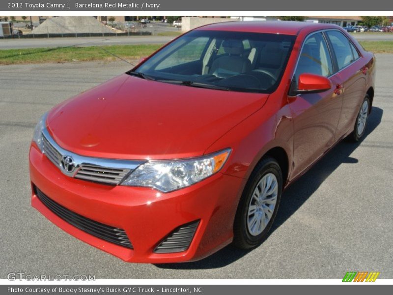 Barcelona Red Metallic / Ivory 2012 Toyota Camry L