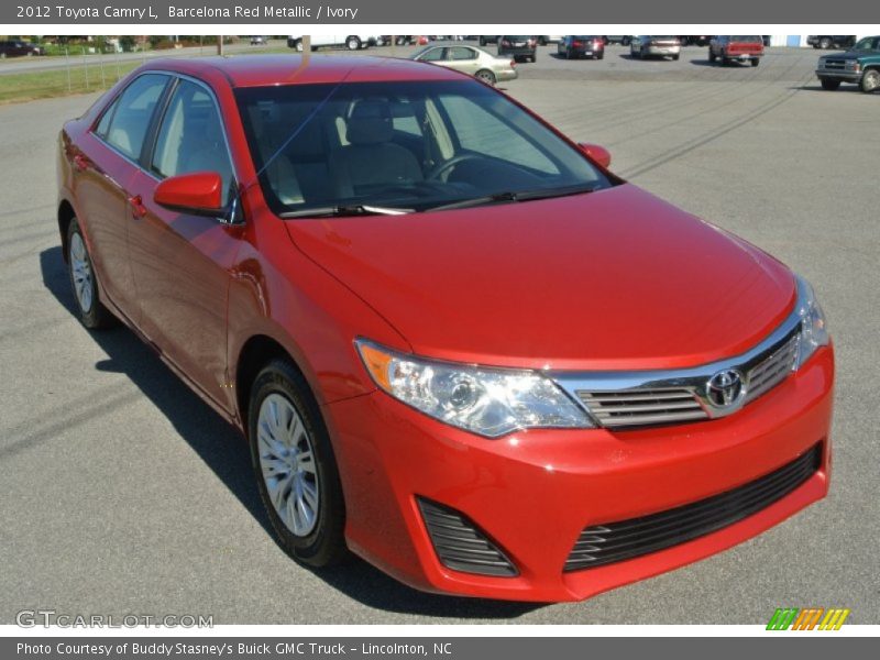 Barcelona Red Metallic / Ivory 2012 Toyota Camry L