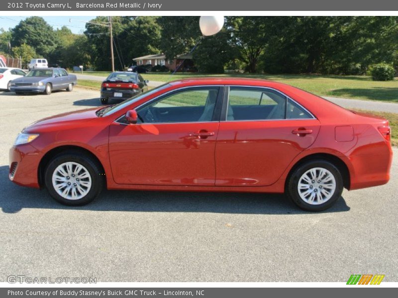 Barcelona Red Metallic / Ivory 2012 Toyota Camry L