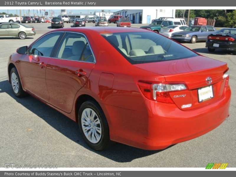 Barcelona Red Metallic / Ivory 2012 Toyota Camry L