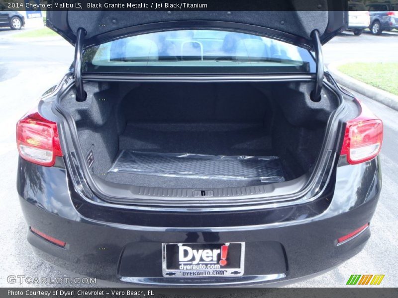 Black Granite Metallic / Jet Black/Titanium 2014 Chevrolet Malibu LS