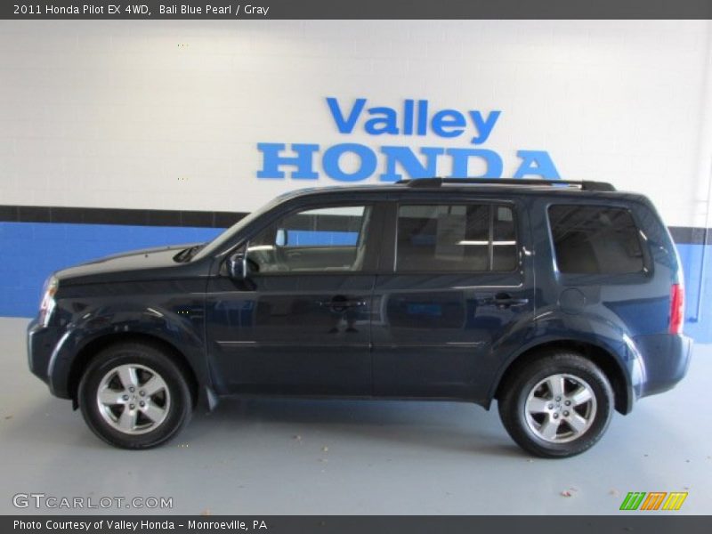 Bali Blue Pearl / Gray 2011 Honda Pilot EX 4WD