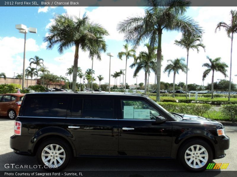 Black / Charcoal Black 2012 Ford Flex SEL