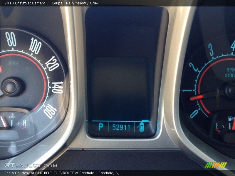 Rally Yellow / Gray 2010 Chevrolet Camaro LT Coupe