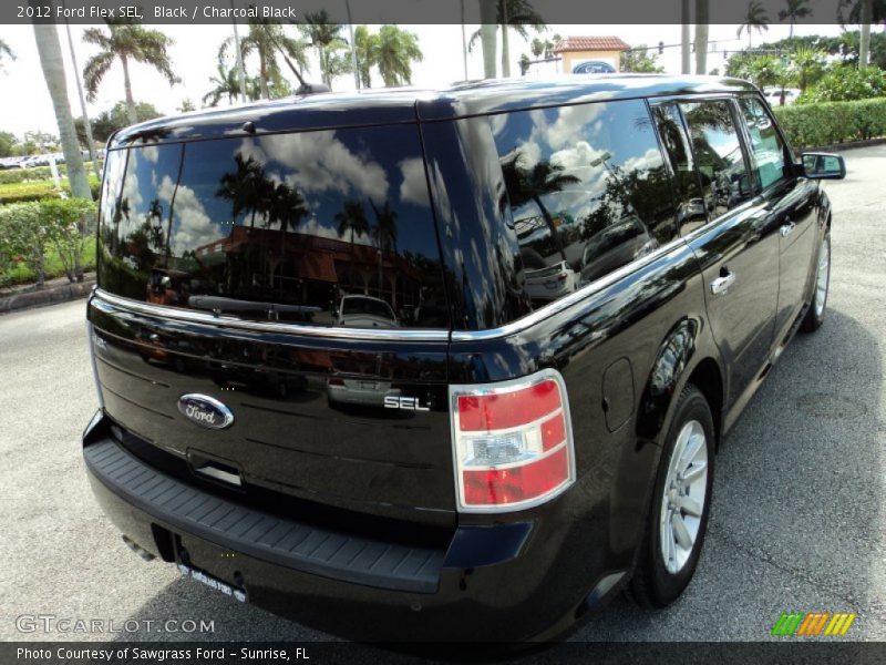 Black / Charcoal Black 2012 Ford Flex SEL