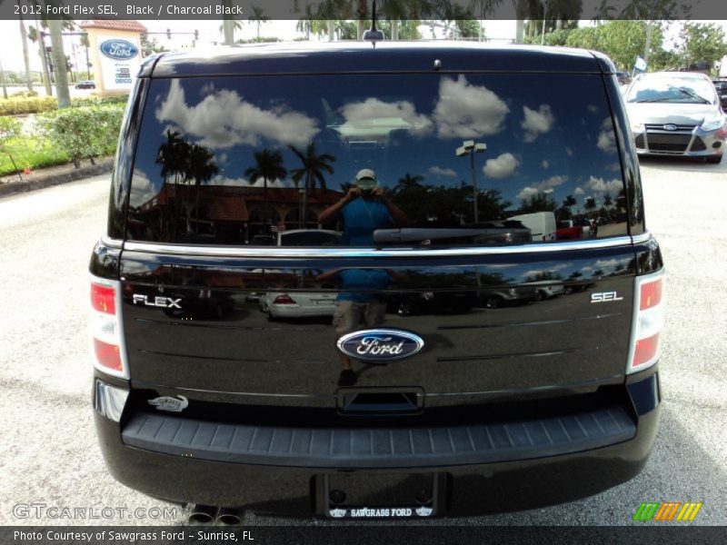Black / Charcoal Black 2012 Ford Flex SEL