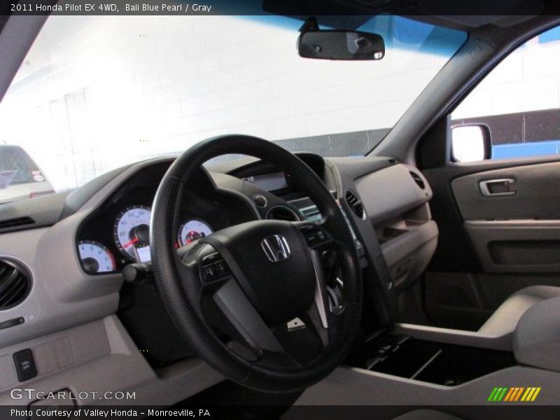 Bali Blue Pearl / Gray 2011 Honda Pilot EX 4WD