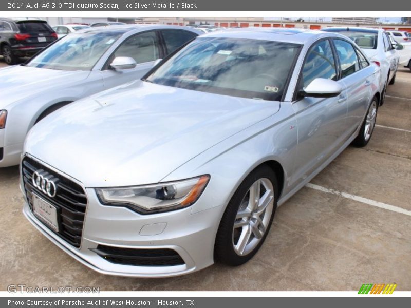 Ice Silver Metallic / Black 2014 Audi A6 3.0 TDI quattro Sedan