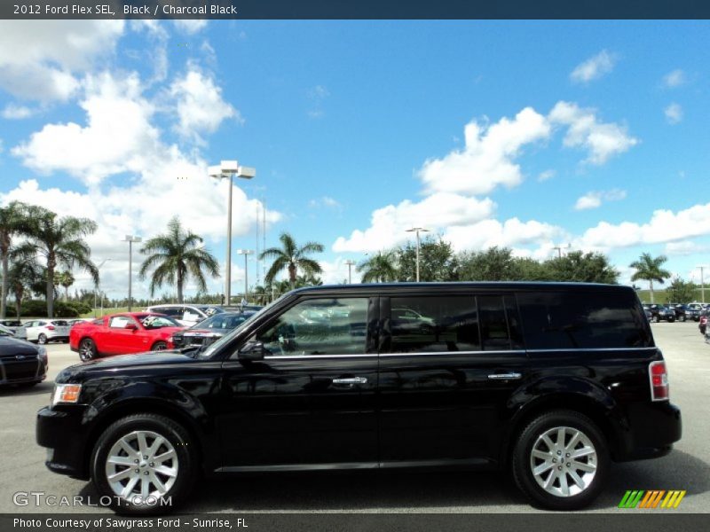 Black / Charcoal Black 2012 Ford Flex SEL