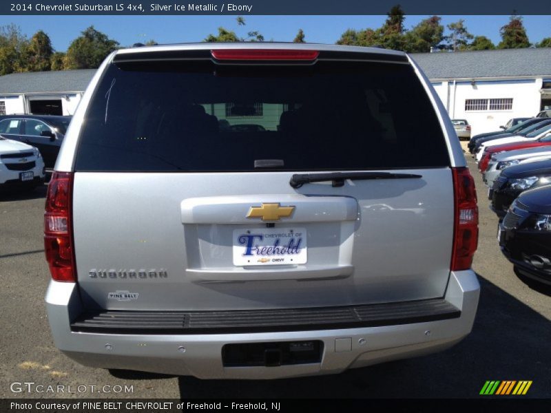 Silver Ice Metallic / Ebony 2014 Chevrolet Suburban LS 4x4