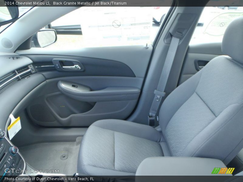 Black Granite Metallic / Jet Black/Titanium 2014 Chevrolet Malibu LS