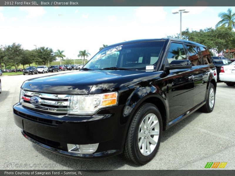 Black / Charcoal Black 2012 Ford Flex SEL