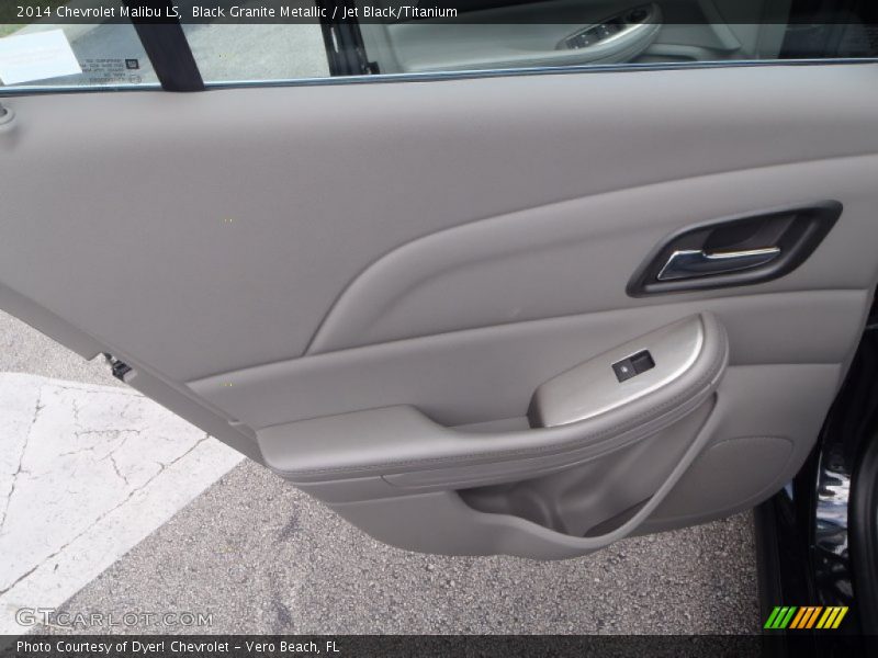 Black Granite Metallic / Jet Black/Titanium 2014 Chevrolet Malibu LS