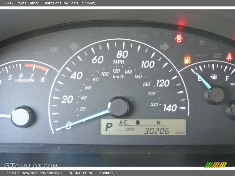 Barcelona Red Metallic / Ivory 2012 Toyota Camry L
