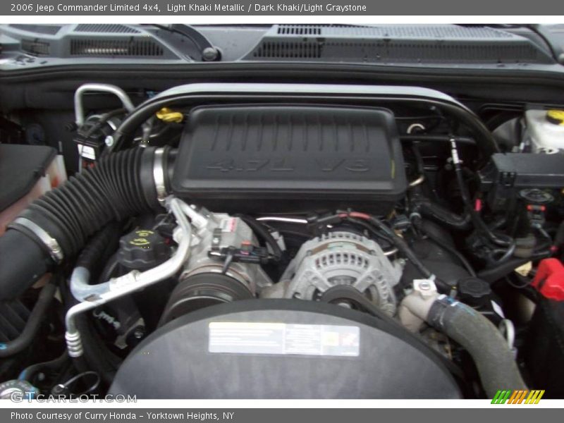 Light Khaki Metallic / Dark Khaki/Light Graystone 2006 Jeep Commander Limited 4x4