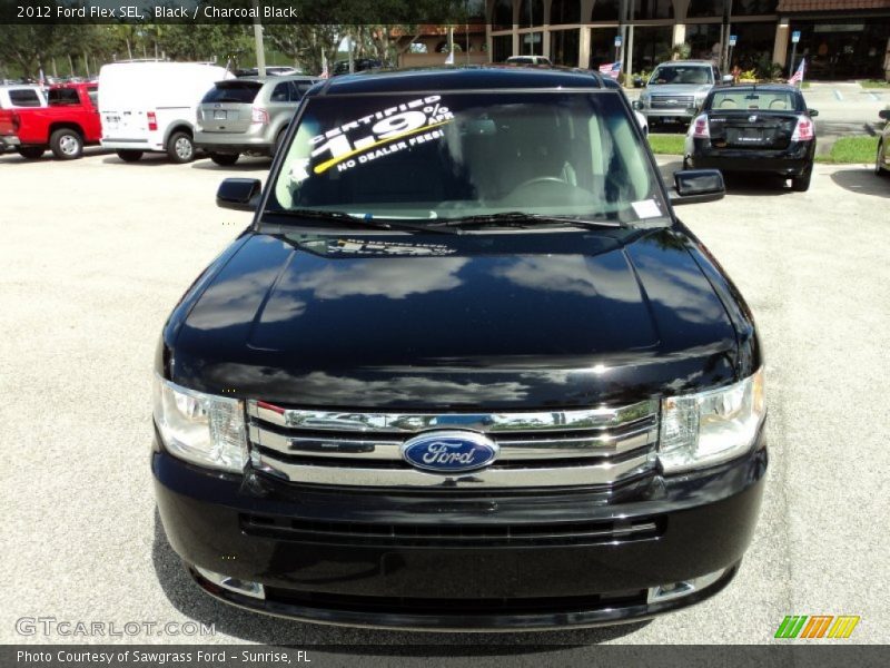 Black / Charcoal Black 2012 Ford Flex SEL