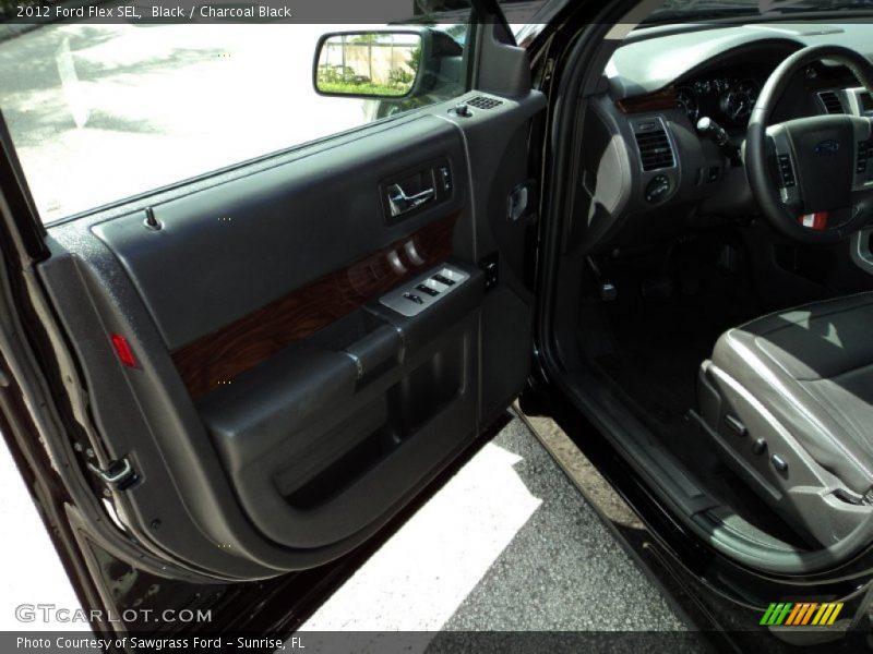 Black / Charcoal Black 2012 Ford Flex SEL