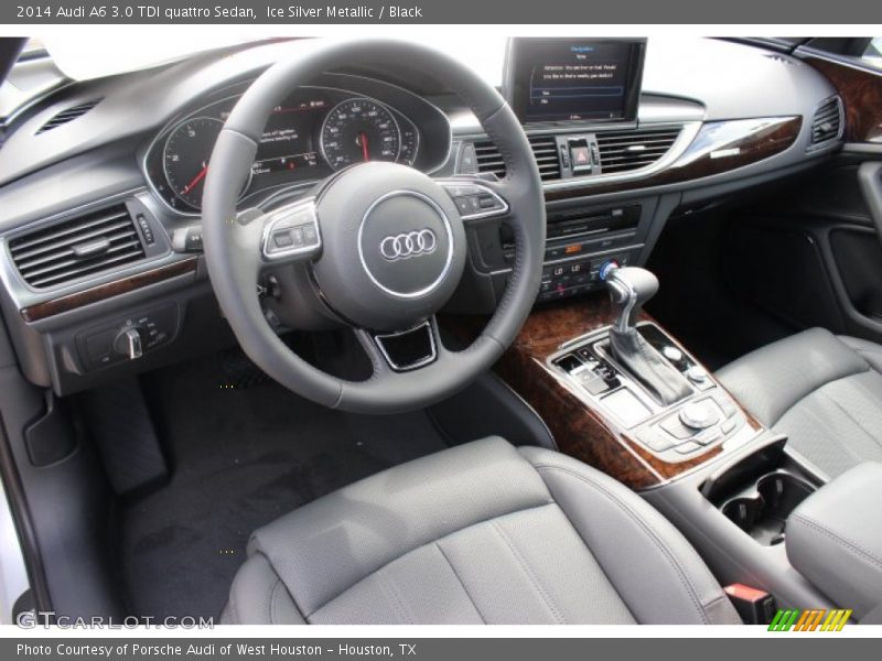 Black Interior - 2014 A6 3.0 TDI quattro Sedan 
