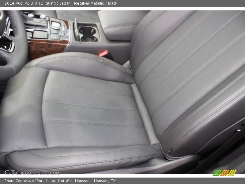 Ice Silver Metallic / Black 2014 Audi A6 3.0 TDI quattro Sedan