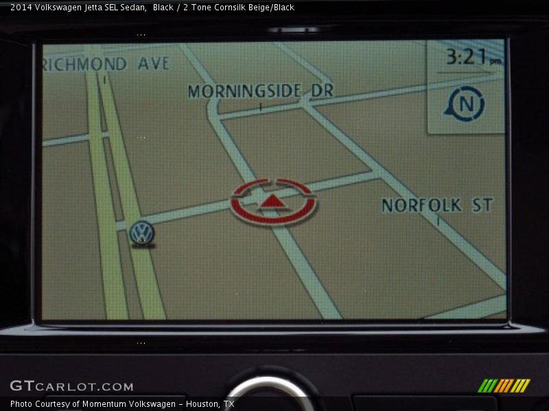 Navigation of 2014 Jetta SEL Sedan