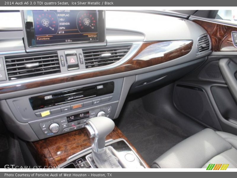 Ice Silver Metallic / Black 2014 Audi A6 3.0 TDI quattro Sedan