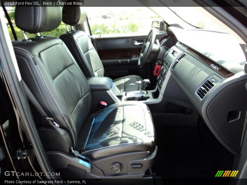 Black / Charcoal Black 2012 Ford Flex SEL