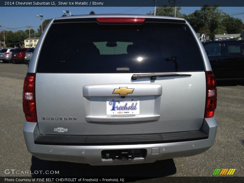 Silver Ice Metallic / Ebony 2014 Chevrolet Suburban LS