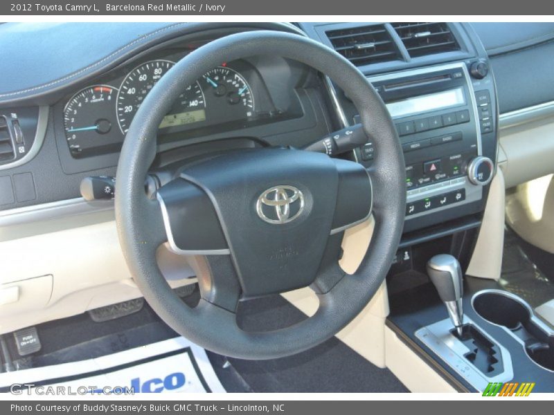 Barcelona Red Metallic / Ivory 2012 Toyota Camry L
