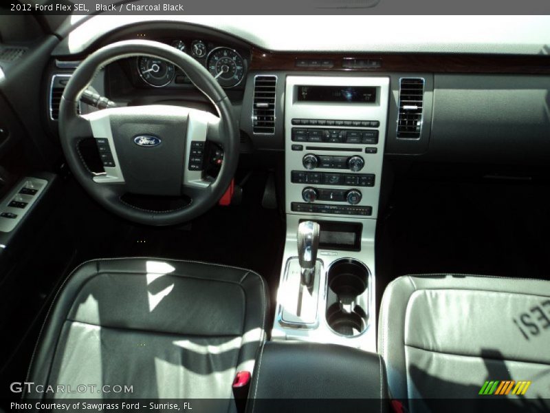 Black / Charcoal Black 2012 Ford Flex SEL