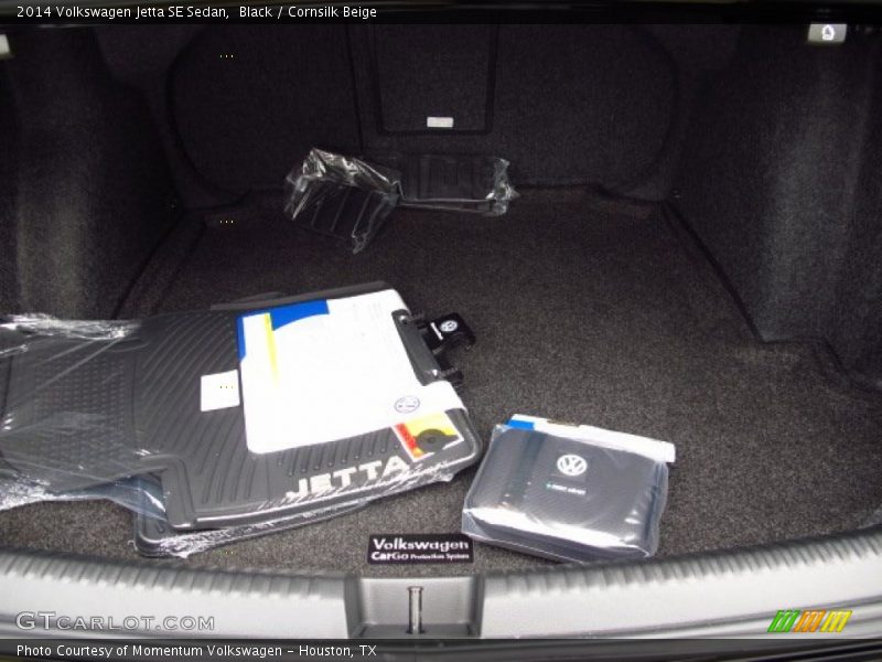 Black / Cornsilk Beige 2014 Volkswagen Jetta SE Sedan