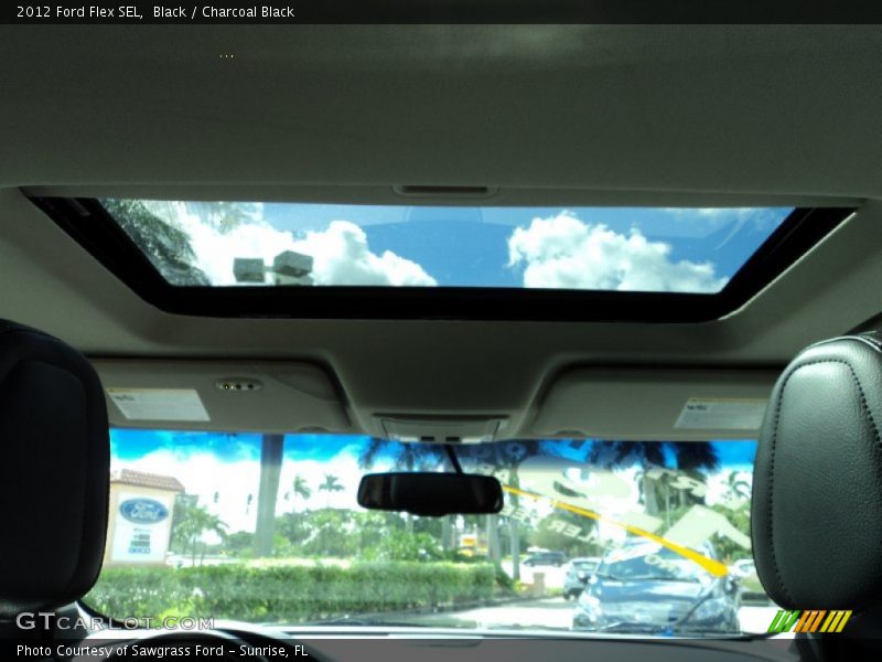 Black / Charcoal Black 2012 Ford Flex SEL