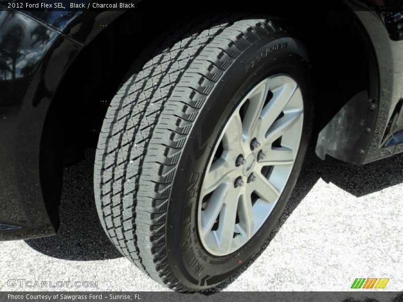 Black / Charcoal Black 2012 Ford Flex SEL