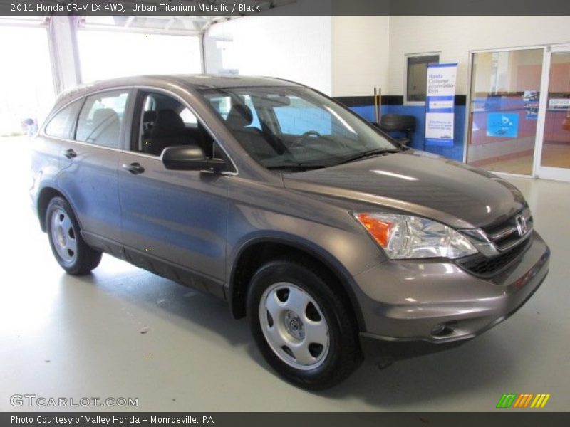 Urban Titanium Metallic / Black 2011 Honda CR-V LX 4WD