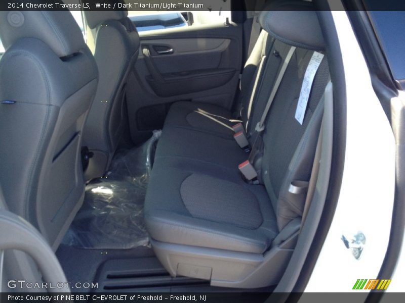 White / Dark Titanium/Light Titanium 2014 Chevrolet Traverse LS