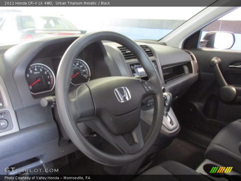 Urban Titanium Metallic / Black 2011 Honda CR-V LX 4WD
