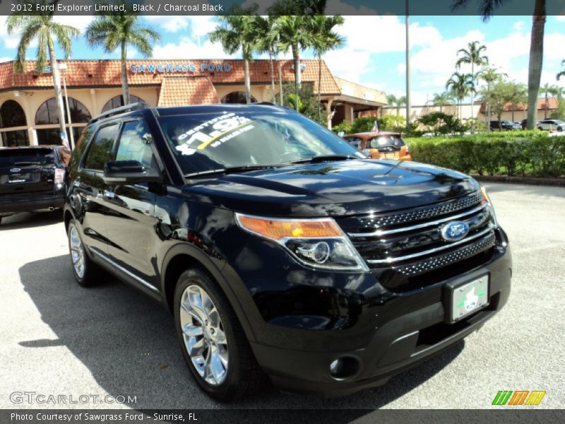 Black / Charcoal Black 2012 Ford Explorer Limited