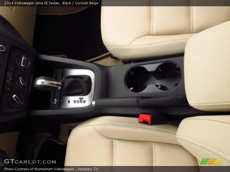 Black / Cornsilk Beige 2014 Volkswagen Jetta SE Sedan