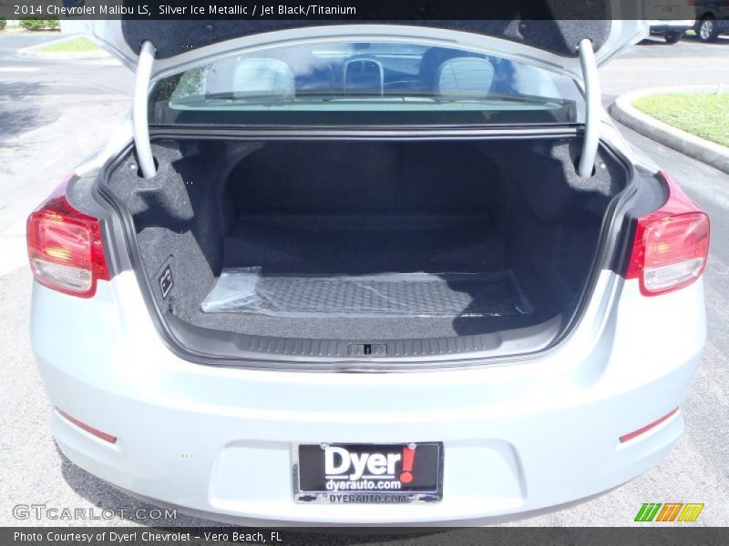 Silver Ice Metallic / Jet Black/Titanium 2014 Chevrolet Malibu LS